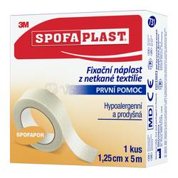 3M SpofaPlast č.731 Fixačná náplasť z netkanej textílie na cievke (1,25 cm x 5 m)