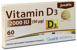 JutaVit Vitamín D3 2000 IU