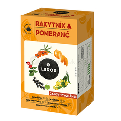 Leros Čajová chvíľka Bylinný čaj Rakytník & pomaranč