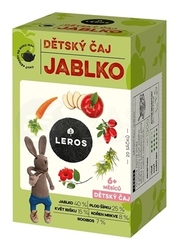 Leros Detský čaj Jablko (od 6+ mesiacov)