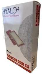 Hyalo4 Adhesive Foam Border Silikónové adhezívne penové krytie s okrajmi (10 x 20 cm)