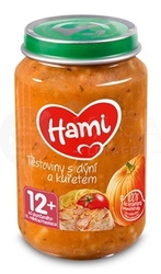 Hami Príkrm Cestoviny s tekvicou a kuraťom (od ukončeného 12. mesiaca)