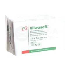 Vliwasoft Kompresy nesterilné, 4-vrstvové (7,5 x 7,5 cm)