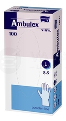 Ambulex Rukavice vinylové, nesterilné, nepúdrované, veľ. L
