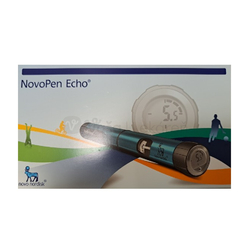 NovoPen Echo Inzulínové pero s pamäťou poslednej dávky (modré)