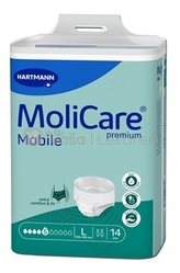 MoliCare Premium Mobile 5 kvapiek L Naťahovacie plienkové nohavičky