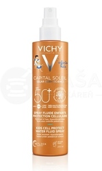 Vichy Capital Soleil Fluidný sprej na opaľovanie na citlivú pokožku SPF50+