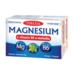 TEREZIA Magnesium + vitamín B6 a medovka