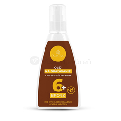 Platan Sprej na opaľovanie s bronzovým efektom SPF6+