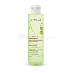 A-DERMA Exomega Control Zvláčňujúci umývací gél pre deti 2v1 proti škriabaniu