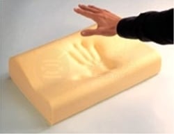 Anatomická podložka na krčnú chrbticu s tvarovou pamäťou, veľ. L