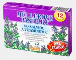Müllerove pastilky so šalviou a vitamínom C