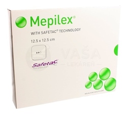Mepilex Obväz z mäkkého pevného silikónu (12,5 x 12,5 cm)