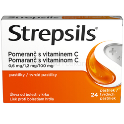 Strepsils Pomaranč s vitamínom C