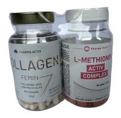 Pharma Activ Collagen Femin + L-methionin Complex (Akciové balenie)
