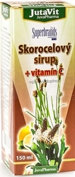 JutaVit Skorocelový sirup + vitamín C