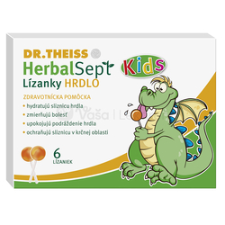 Dr.Theiss HerbalSept Kids Lízanky Hrdlo