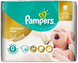 Pampers Premium Care 0 Detské plienky pre novorodencov (< 2,5 kg)