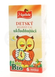 Apotheke BIO Detský bylinný čaj Ukľudňujúci (od ukončeného 6. mesiaca)