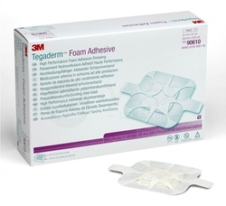 3M Tegaderm Foam Adhesive Penové adhezívne krytie na rany, štvorec (8,8 x 8,8 cm)