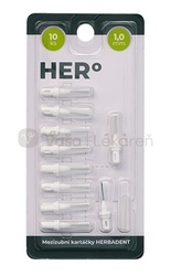 Herbadent HERo Electra Medzizubná kefka 1,0 mm (biela)