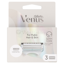 Gillette Venus Satin Care Náhradné holiace hlavice na holenie intímnych partií