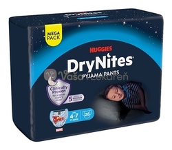 Huggies DryNites M Plienkové nohavičky pre chlapcov (17-30 kg) MEGAPACK