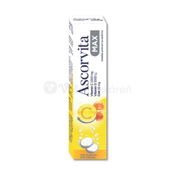 Ascorvita MAX (Vitamín C + Vitamín D + Zinok)