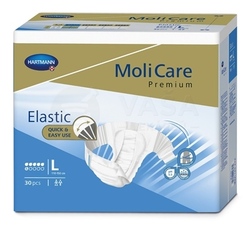 MoliCare Premium Elastic 6 kvapiek L Plienkové nohavičky zalepovacie
