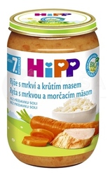 HiPP Prikrm BIO Ryža s mrkvou a morčacím mäsom (od ukončeného 7. mesiaca)