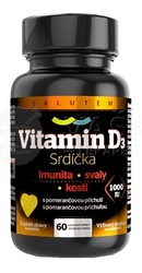 Salutem Vitamín D3 Srdiečka 1000 IU