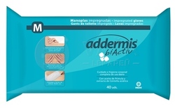 Addermis BiActiv M Vlhčené rukavice s pupalkovým olejom