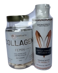 Pharma Activ Collagen Femin + Magnetifico Olej (Akciové balenie)