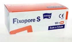 Fixopore S Náplasť sterilná s absorpčným vankúšikom (5 x 7,2 cm)