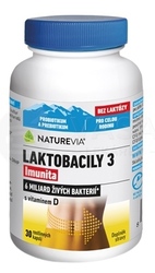 Swiss Naturevia Laktobacily "3" Imunita s vitamínom D