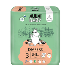Muumi Baby 3 Midi Detské EKO plienky (5-8 kg)
