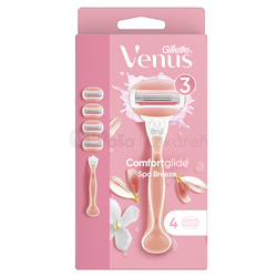 Gillette Venus Comfortglide Spa Breeze Dámsky holiaci strojček s náhradnými hlavicami