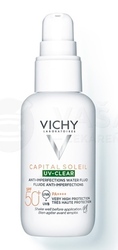 Vichy Capital Soleil UV-Clear Fluid proti nedokonalostiam pleti SPF50+