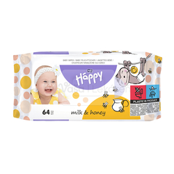 Bella Happy Detské utierky Mlieko & Med