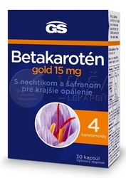 GS Betakarotén Gold 15 mg s nechtíkom a šafranom