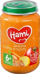 Hami Príkrm Zelenina s morkou a paradajkami (od ukončeného 6. mesiaca)