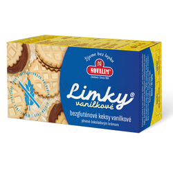 Limky Bezlepkové keksy vanilkové plnené