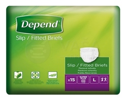 Depend Slip Super Plus L Plienkové nohavičky zalepovacie