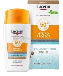 Eucerin Sun Hydro Protect Ultraľahký fluid na opaľovanie SPF50+ (stredne tmavý)