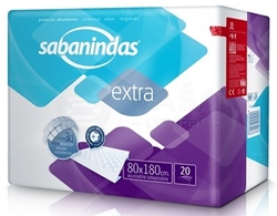 Sabanindas Extra Absorpčná podložka zastielateľná (80 x 180 cm)