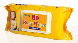 Baby Wipes Hygienické vlhčené obrúsky s vitamínom E