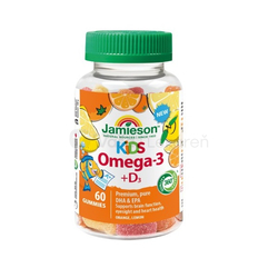 Jamieson Omega-3 Kids s vitamínom D3 Gummies