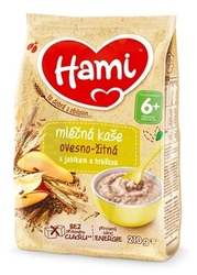 Hami Mliečna kaša ovseno - ražná s jabkom a hruškou (od ukončeného 6. mesiaca)