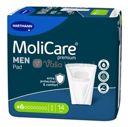 MoliCare Premium Men Pad 2 kvapky Inkontinenčné vložky pre mužov