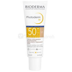 Bioderma Photoderm M Gél-krém na opaľovanie proti pigmentovým škvrnám SPF50+ (svetlý)